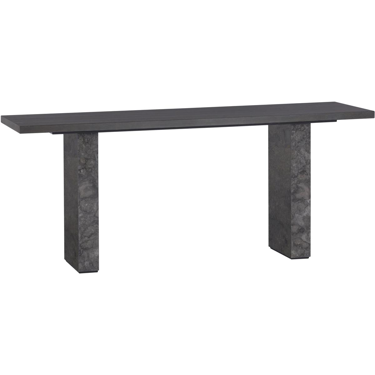 SUNPAN 106828 Rebel 71 X 21.75 inch Grey Marble / Charcoal Grey Console Table